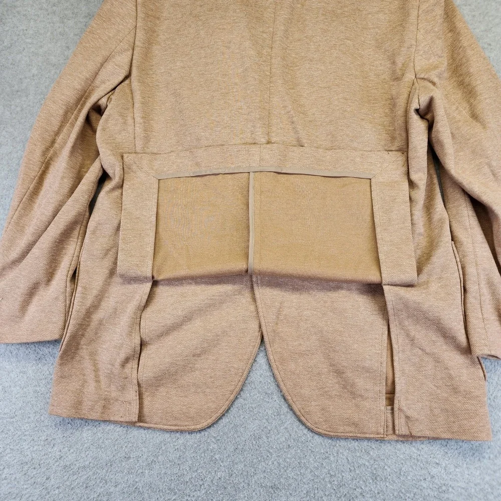 NEW Joseph Abboud Men S Modern Fit Blazer Cotton Blend Unconstructed Light Brown